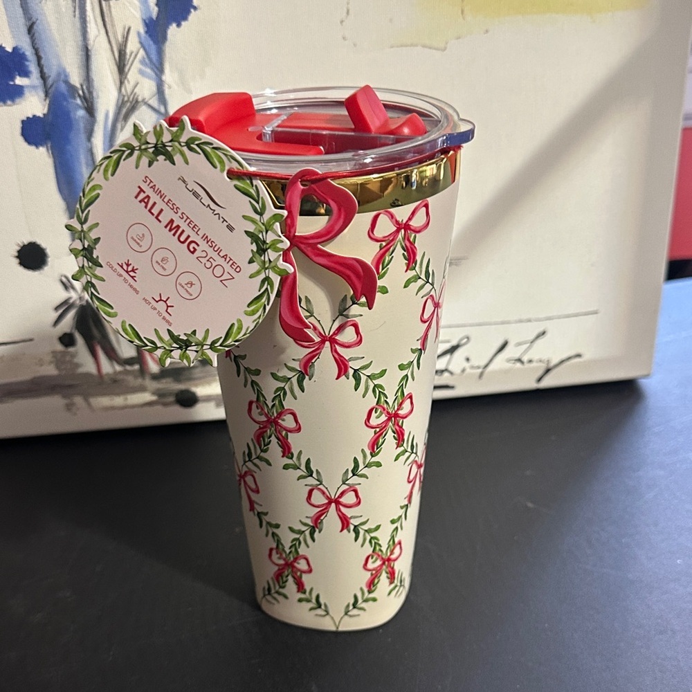 Fuelmate Christmas 25 oz bow mug